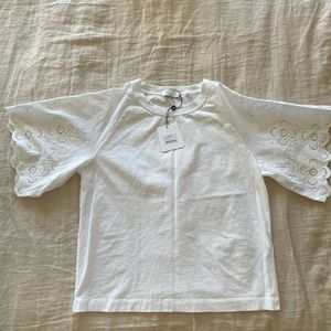 Sandro Flutter Sleeve Tee